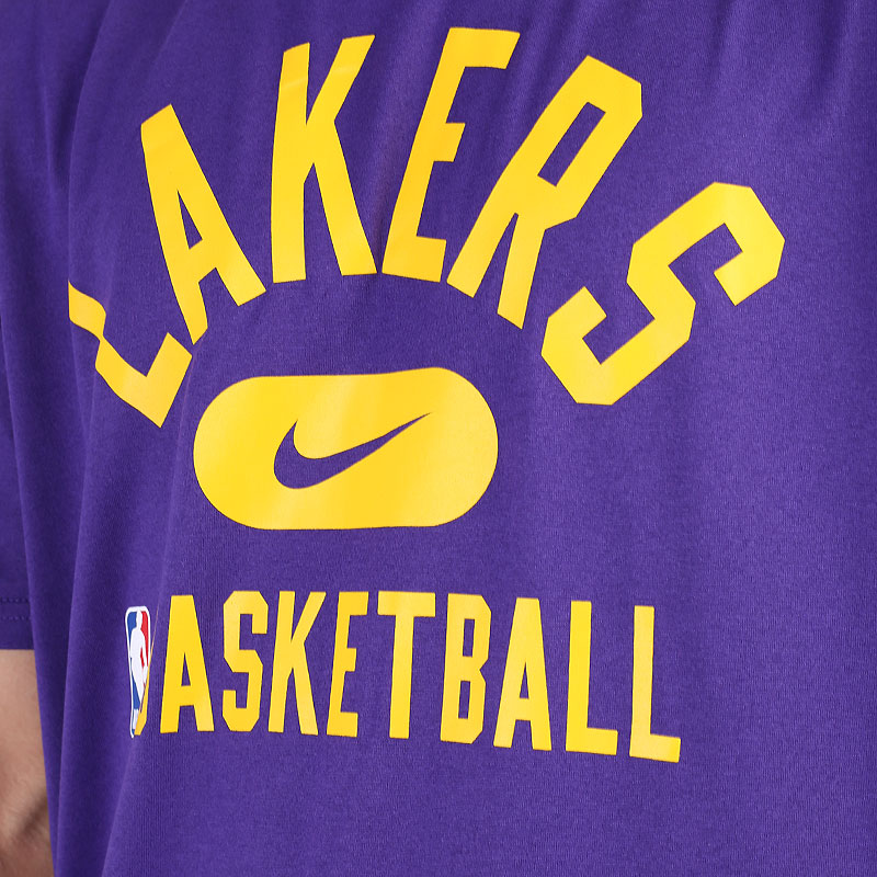 мужская фиолетовая футболка Nike Los Angeles Lakers Dri-FIT NBA T-Shirt DA5925-547 - цена, описание, фото 2